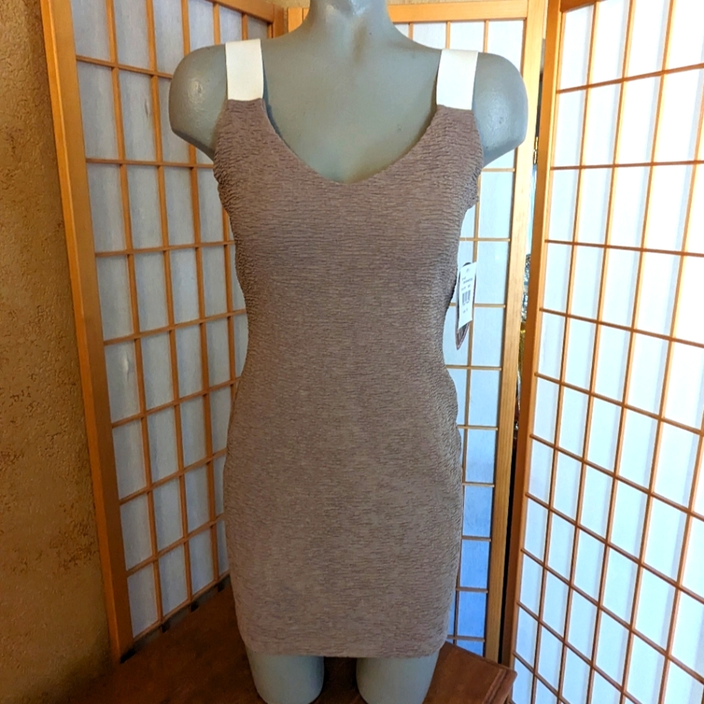 Paper Doll dress, cutout back, small, NEW